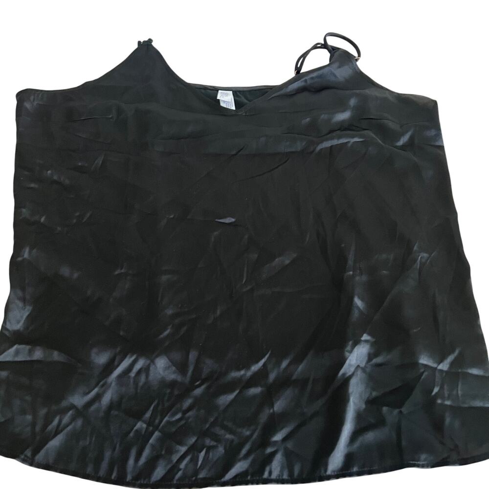 Stars Above Women's Black Satin Sleep Cami - Size XXL - NWT